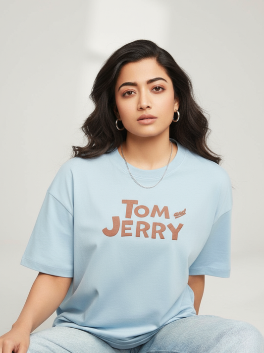 Premium Cotton “Tom & Jerry” Graphic T-Shirt (Unisex)